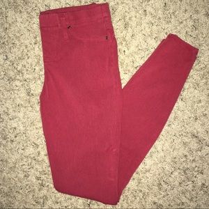 Burgundy Jeggings